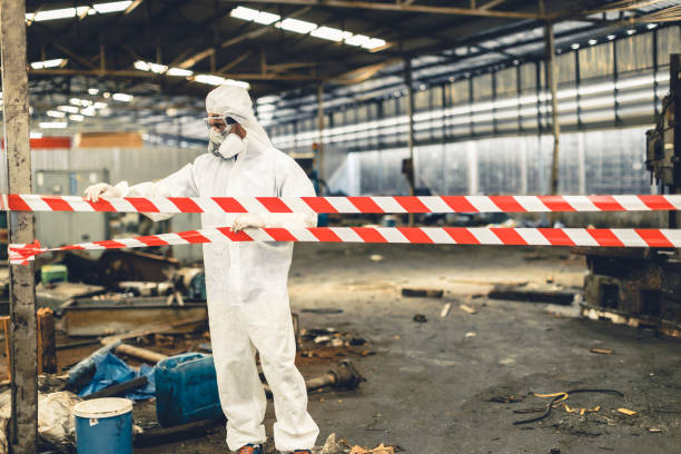 Professional Biohazard technician working in De Graff, OH